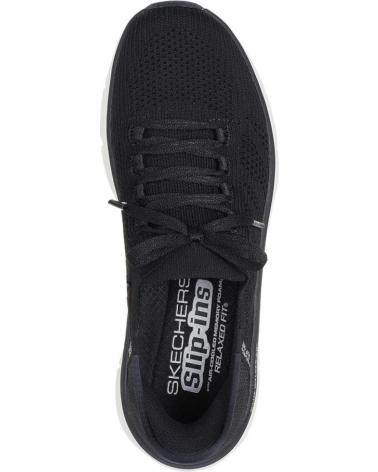 Deportivas de Mujer SKECHERS SLIP-INS DLUX WALKE NEGRO