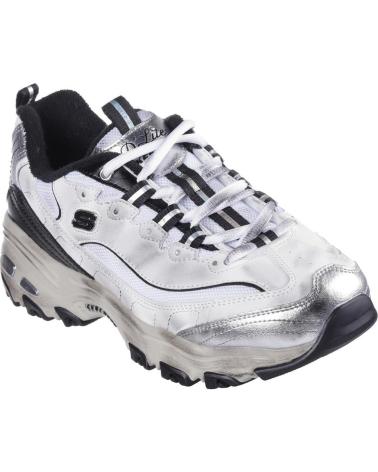 Deportivas de Mujer SKECHERS DLITES VINTAGE VISI NEGRO