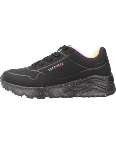 Sportivo per Bambina SKECHERS ZAPATILLAS NINA MODELO UNO LITE COLOR NEGRO BKMT