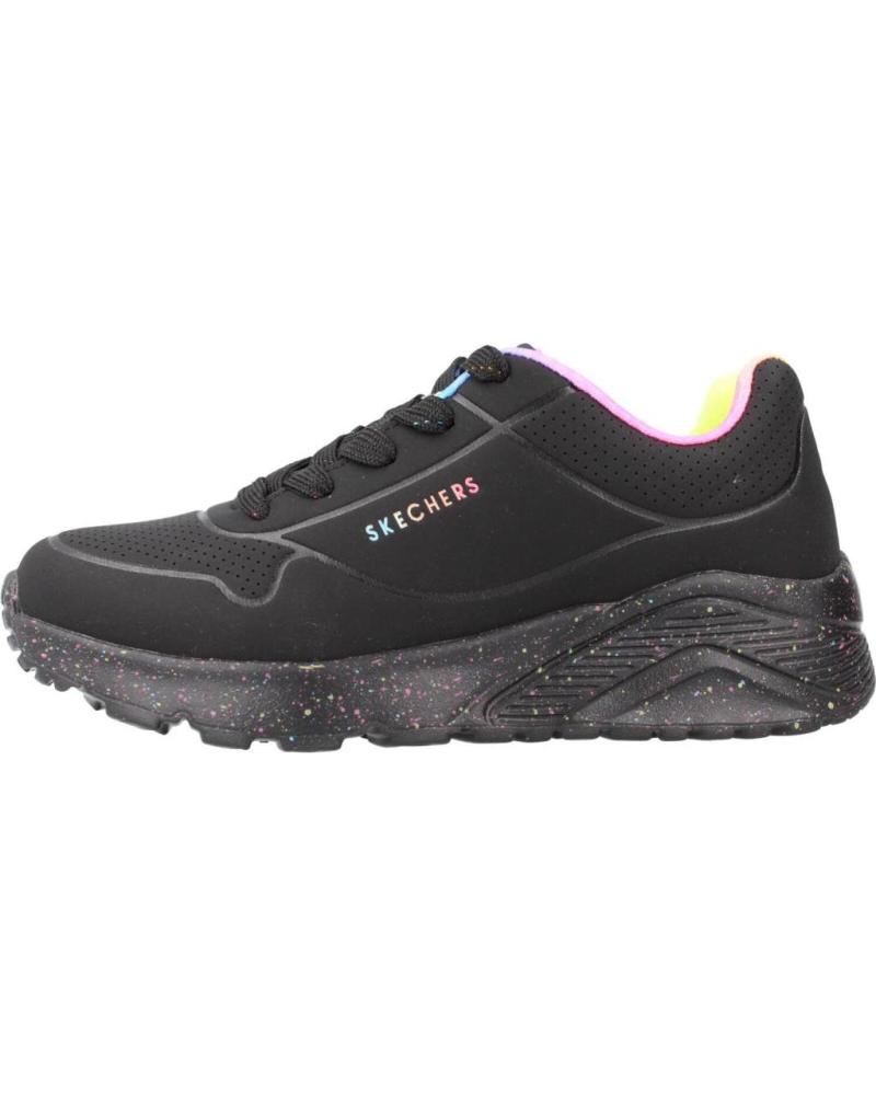 Sportivo per Bambina SKECHERS ZAPATILLAS NINA MODELO UNO LITE COLOR NEGRO BKMT