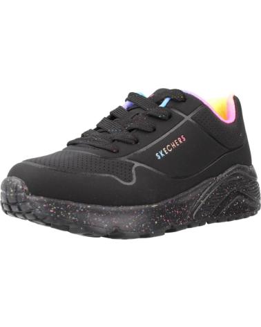 Sportivo per Bambina SKECHERS ZAPATILLAS NINA MODELO UNO LITE COLOR NEGRO BKMT