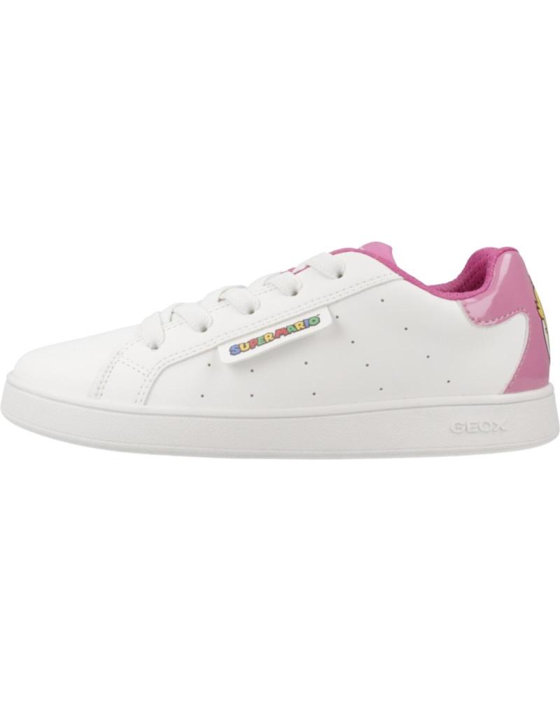 Esportes  de Menina GEOX ZAPATILLAS NINA MODELO J ECLYPER COLOR BLANCO C0406