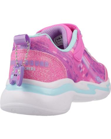 Esportes  de Menina SKECHERS ZAPATILLAS NINA MODELO SKECH SQUAD COLOR ROSA PKMT