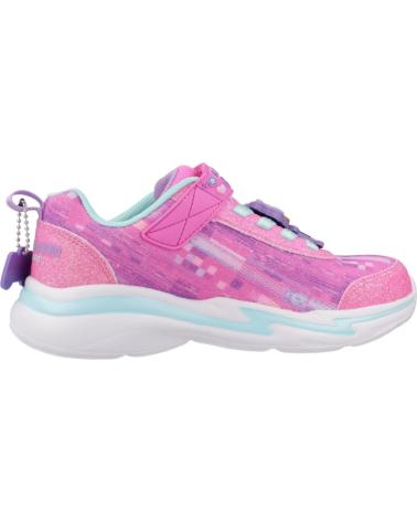 Esportes  de Menina SKECHERS ZAPATILLAS NINA MODELO SKECH SQUAD COLOR ROSA PKMT