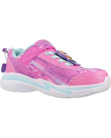 Esportes  de Menina SKECHERS ZAPATILLAS NINA MODELO SKECH SQUAD COLOR ROSA PKMT