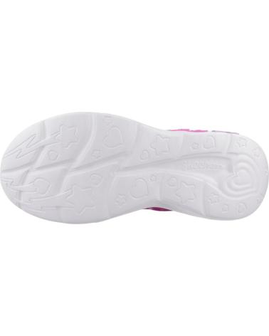 Esportes  de Menina SKECHERS ZAPATILLAS NINA MODELO SKECH SQUAD COLOR ROSA PKMT