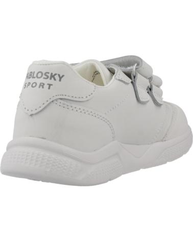 Sneaker für Mädchen und Junge PABLOSKY ZAPATILLAS UNISEX COLEGIAL 203900 BLANCO