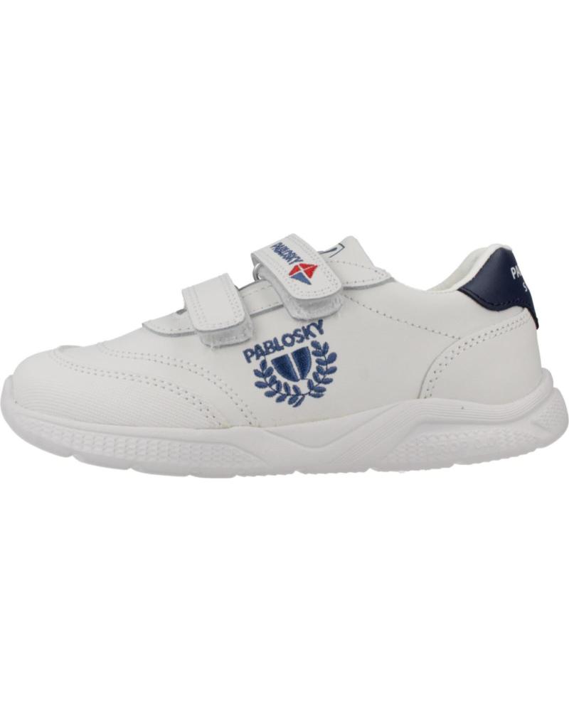 Deportivas de Niña y Niño PABLOSKY ZAPATILLAS NINO MODELO 203902P COLOR BLANCO