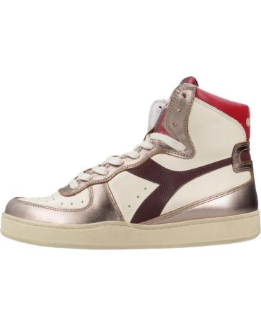 Esportes  de Mulher DIADORA ZAPATILLAS MUJER HERITAGE MODELO BASKET METAL MIX COLOR BEIS 25015
