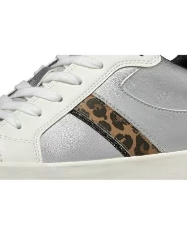 ZAPATILLAS CASUAL GEOX D BLOMIEE PLATEADAS CON BANDA C1007 C1007 SILVER