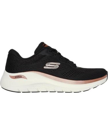 Sportif pour Femme SKECHERS ZAPATILLAS DEPORTIVAS MUJER CORDONES ARCH FIT 2 0-GLOW THE D NEGRO