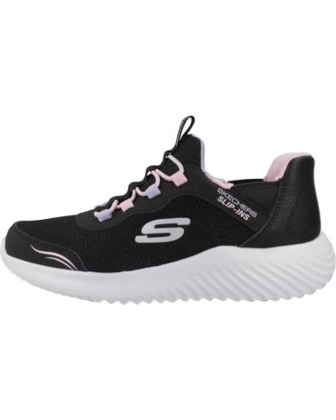 Esportes--De-Niña-SKECHERS-ZAPATILLAS-NINA-MODELO-SIMPLE-CUTE-COLOR-NEGRO-BLK