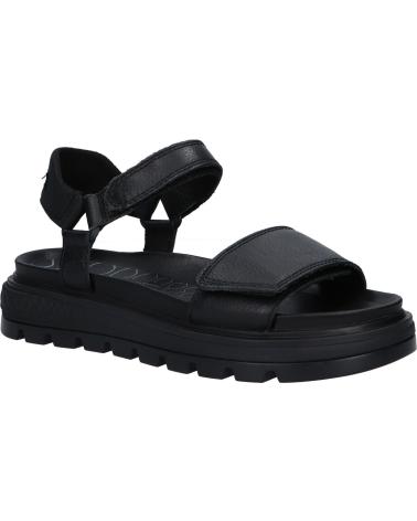 Sandalias de Mujer TIMBERLAND A2F2J RAY CITYANKLE STRAP BLACK FULL-GRAIN
