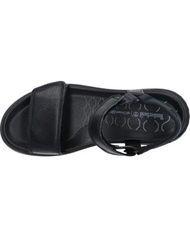 Sandalias de Mujer TIMBERLAND A2F2J RAY CITYANKLE STRAP BLACK FULL-GRAIN