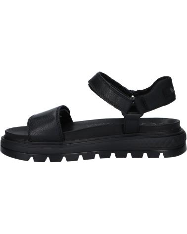 Sandalias de Mujer TIMBERLAND A2F2J RAY CITYANKLE STRAP BLACK FULL-GRAIN