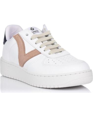 Woman Zapatillas deporte VICTORIA ZAPATILLAS MADRID EFECTO PARA MUJER EN COLOR BLANCO BLANCO