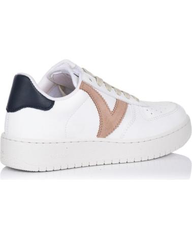 Woman Zapatillas deporte VICTORIA ZAPATILLAS MADRID EFECTO PARA MUJER EN COLOR BLANCO BLANCO