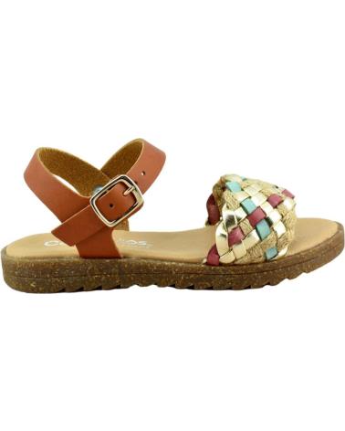 Sandales pour Garçon CONGUITOS SANDALIA DE NINA TRENZADA 628770 CUERO