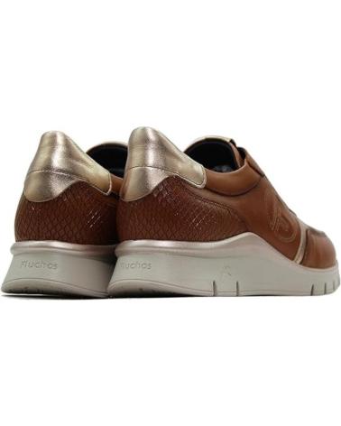 Zapatos de Mujer FLUCHOS ZAPATOS DE SPORT F2074 MUJER CUERO MARRóN