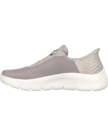 Sportivo-De-Mujer-SKECHERS-124836-ZAPATILLAS-CASUAL-DE-MUJER-CREMA-SLIP-INS-TAUPE