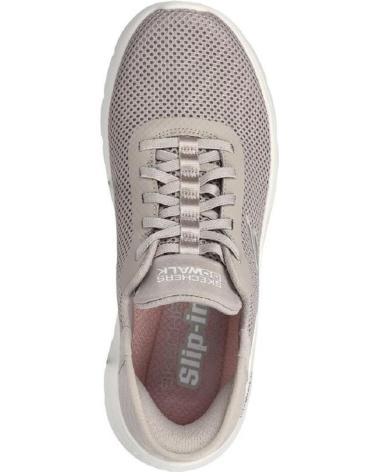 Sportivo-De-Mujer-SKECHERS-124836-ZAPATILLAS-CASUAL-DE-MUJER-CREMA-SLIP-INS-TAUPE