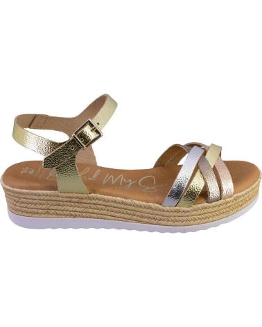 Sandalias de Mujer OH MY SANDALS 5425-2458 SANDALIAS DE MUJER BLANCO PIEL PLATINO