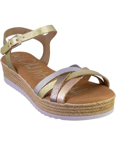 Sandalias de Mujer OH MY SANDALS 5425-2458 SANDALIAS DE MUJER BLANCO PIEL PLATINO
