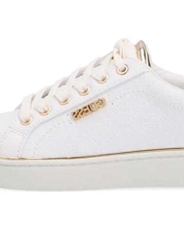 GUESS ZAPATILLAS BECKIE EN COLOR PARA MUJER BLANCO
