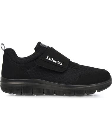 Scarpe per Uomo LUISETTI LUISTTI - ZAPATO DEPORTIVO CON CIERRE DE VELCRO PLANTILLA LINUX NEGRO