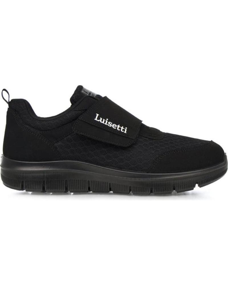 Schuhe für Herren LUISETTI LUISTTI - ZAPATO DEPORTIVO CON CIERRE DE VELCRO PLANTILLA LINUX NEGRO