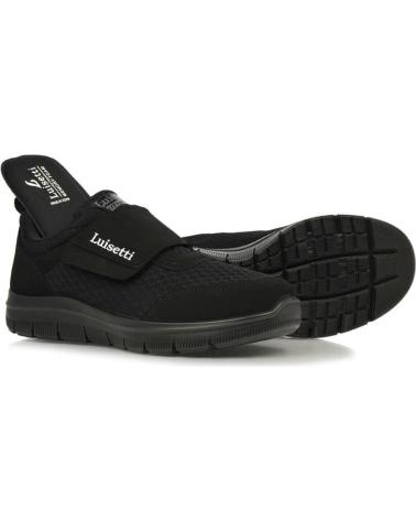 Schuhe für Herren LUISETTI LUISTTI - ZAPATO DEPORTIVO CON CIERRE DE VELCRO PLANTILLA LINUX NEGRO