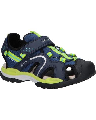 Sandales pour Garçon GEOX J250RB 014ME J BOREALIS C4052 DK BLUE-LIME