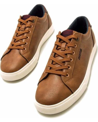 Zapatillas deporte de Hombre MTNG ZAPATILLA MUSTANG KANON TAN COBE BURGUNDY 84732 C56259 MARRO MARRóN