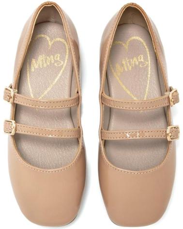 Ballerines pour Fille MTNG MANOLETINAS MUSTANG PARA NINAS EN COLOR BEIGE BEIGE