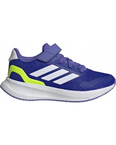 Deportivas de Niña y Niño ADIDAS MODELO RUNFALCON 5 EL C PARA KI AZUL