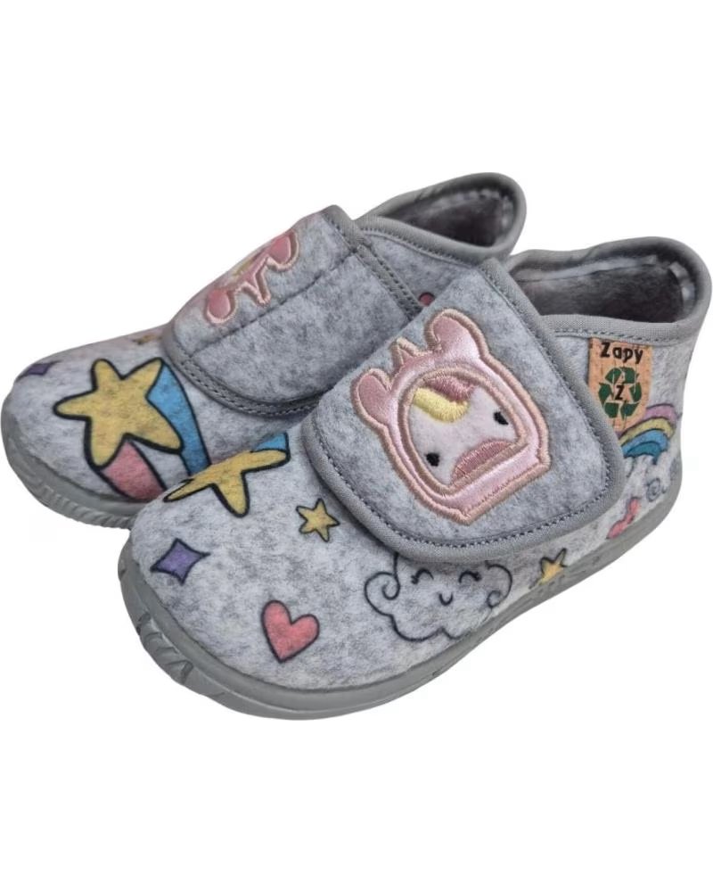 Pantofole per Bambina ZAPY DA CASA PER IN GRIGIO GRIS