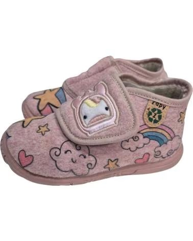 girl House slipers ZAPY GIRLS SLIPPERS PINK CORAL