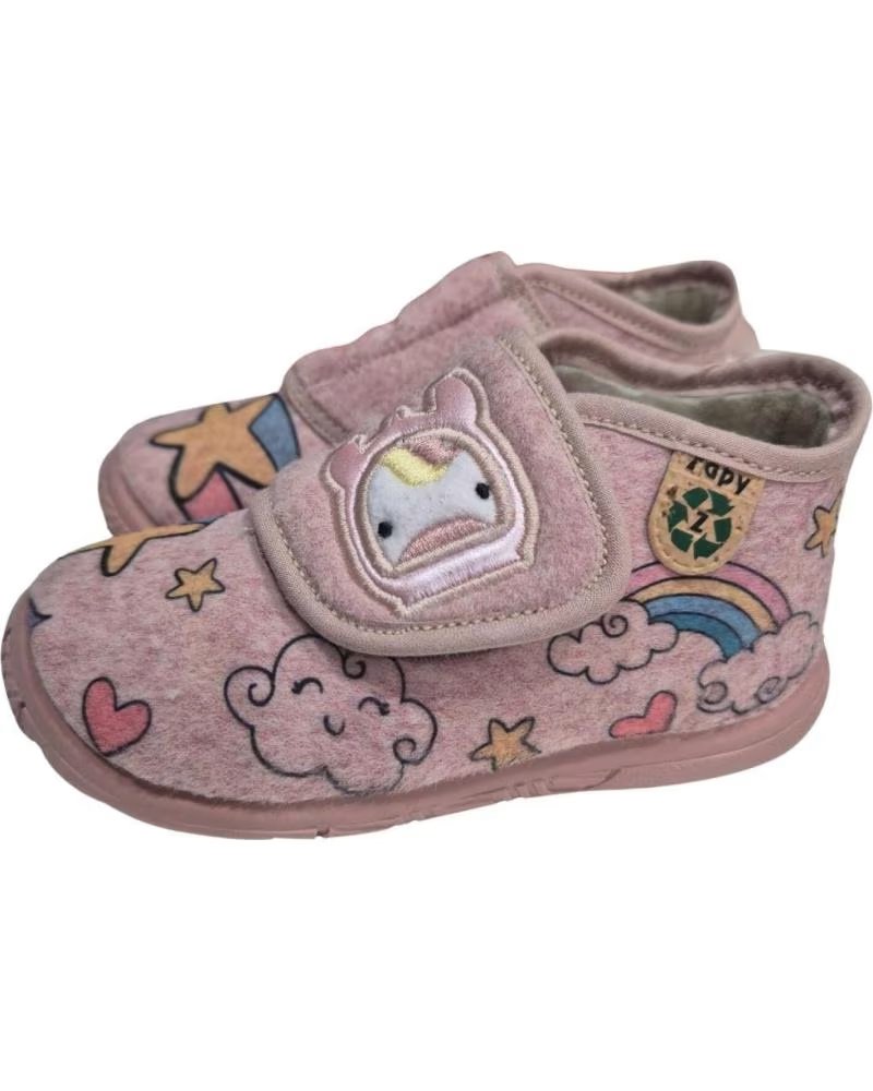 girl House slipers ZAPY GIRLS SLIPPERS PINK CORAL