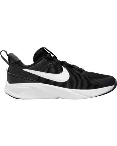 girl and boy Trainers NIKE DX7614-001 STAR RUNNER 4 BLACK-WHITE-ANTHRACITE