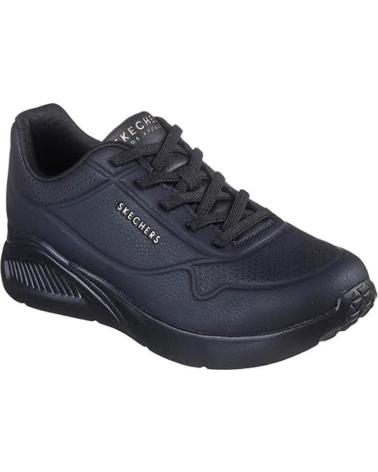 Sportschuhe für Damen SKECHERS ZAPATILLAS MUJER MODELO UNO LITE - LITE WORK COLOR NEGRO BBK BBK