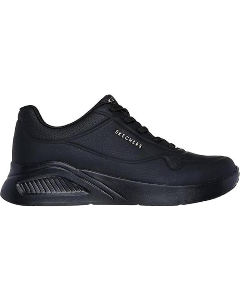 Sportschuhe für Damen SKECHERS ZAPATILLAS MUJER MODELO UNO LITE - LITE WORK COLOR NEGRO BBK BBK