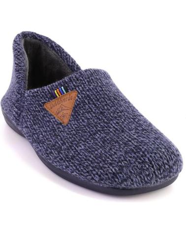 Pantofole per Uomo DEVALVERDE 3529 ZAPATILLAS DE CASA DE HOMBRE AZUL MARINO