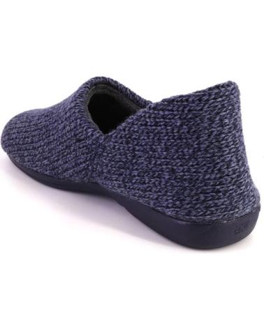Pantofole per Uomo DEVALVERDE 3529 ZAPATILLAS DE CASA DE HOMBRE AZUL MARINO