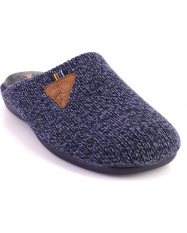 Pantofole per Uomo DEVALVERDE 3530 ZAPATILLAS DE CASA DE HOMBRE AZUL MARINO
