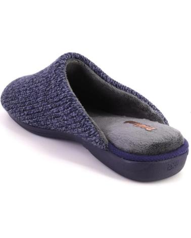 Pantofole per Uomo DEVALVERDE 3530 ZAPATILLAS DE CASA DE HOMBRE AZUL MARINO
