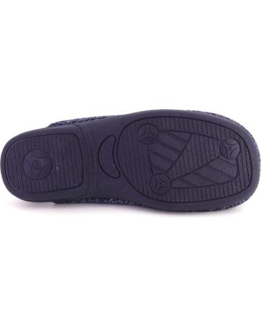 Pantofole per Uomo DEVALVERDE 3530 ZAPATILLAS DE CASA DE HOMBRE AZUL MARINO