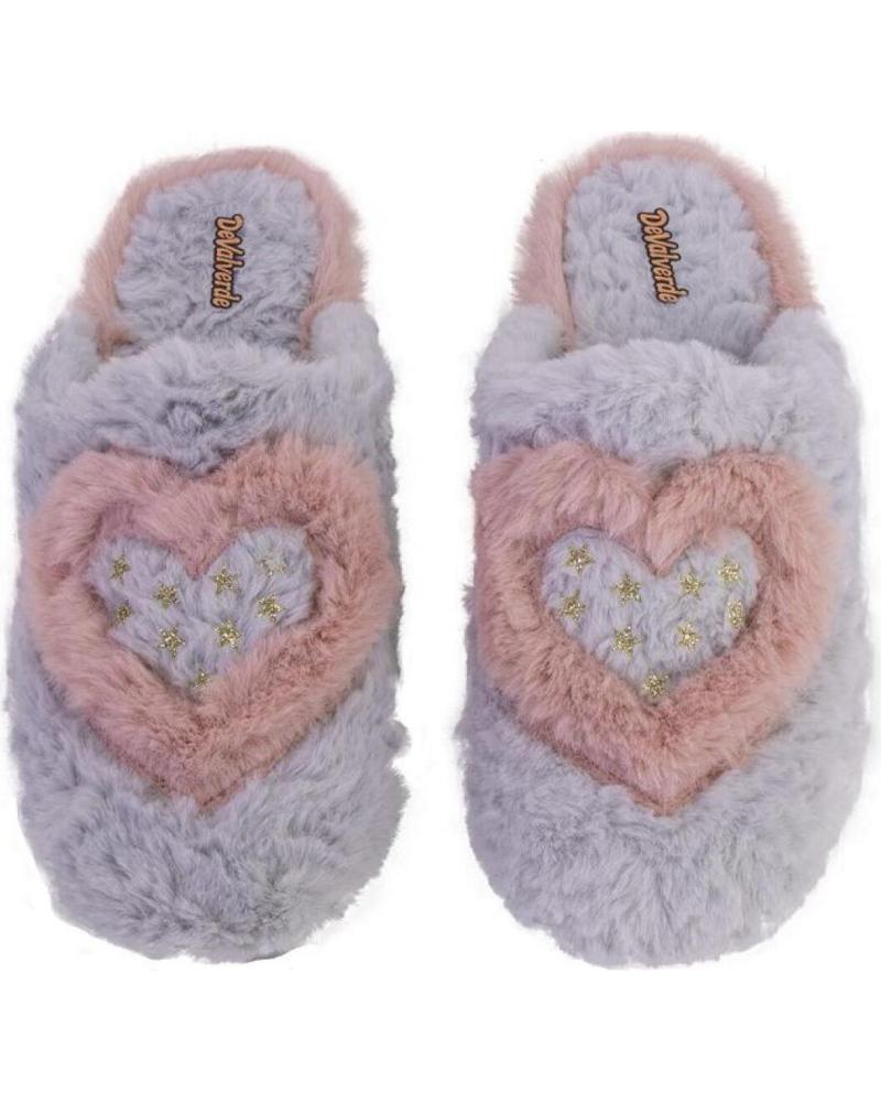Pantofole per Donna DEVALVERDE 1163 ZAPATILLAS DE CASA DE MUJER GRIS
