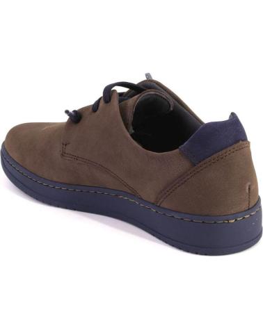 Schuhe für Herren PITILLOS 40061 ZAPATOS DE HOMBRE NOBUK MARRON