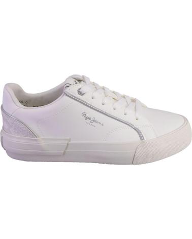Sneaker für Damen PEPE JEANS PLS31580 ZAPATILLAS CASUAL DE MUJER BLANCO
