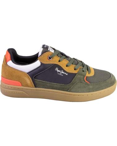 Sneaker für Herren PEPE JEANS PMS00027 ZAPATILLAS CASUAL DE HOMBRE ANTE SE KAKI